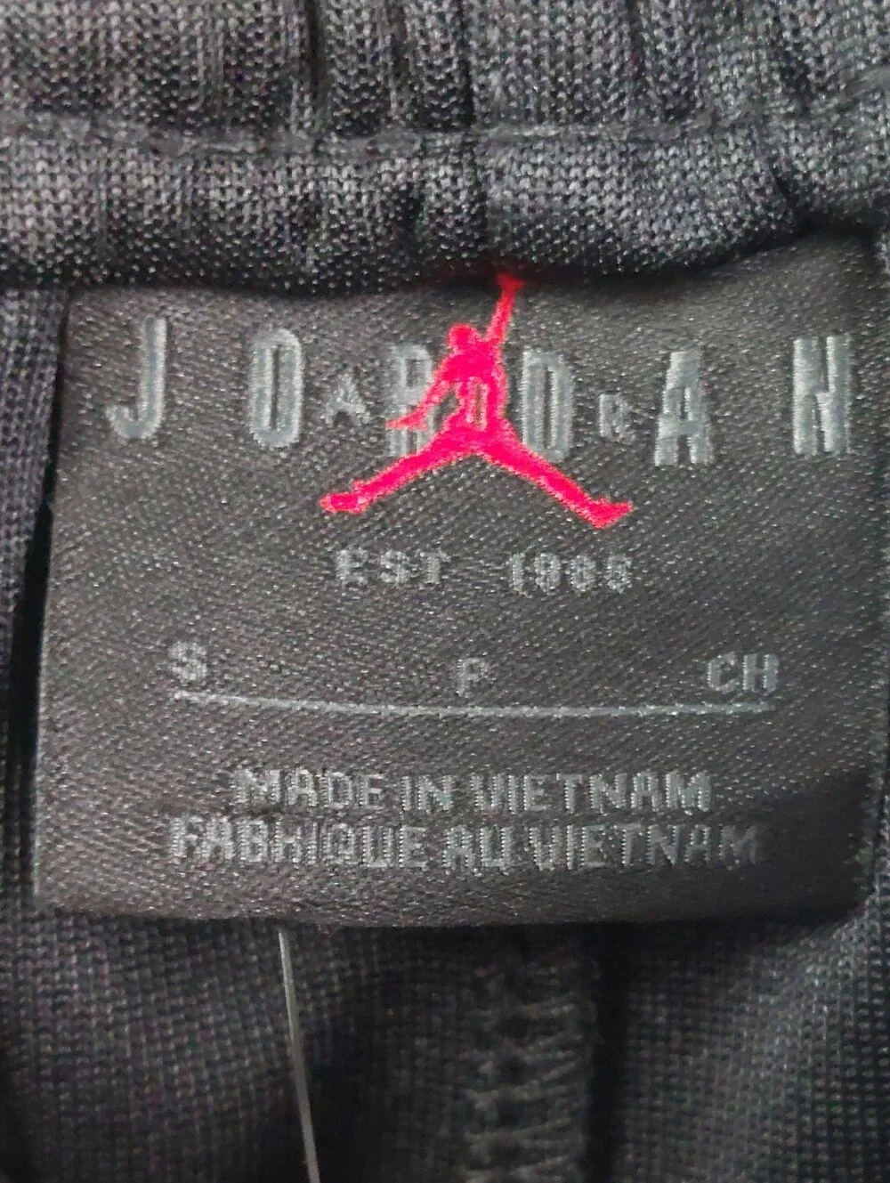 Jordan Essentials Tracksuit Pants Mens Small Black Standard HF9341-010 NWT $65